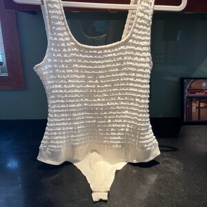 Le Lis Elegant Cream Bodysuit